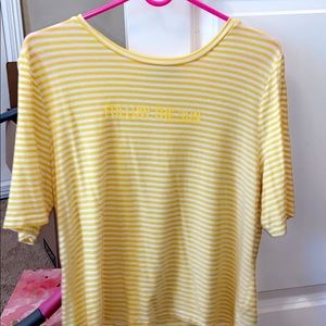 yellow follow the sun t shirt